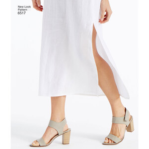 New Look Pattern 6517 Misses' Dress, Tunic, Top, Pants, and Scarf