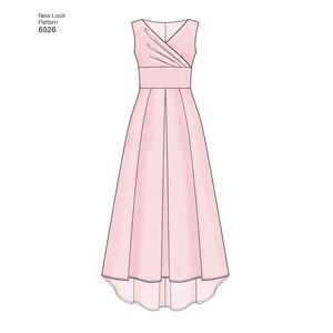 New Look Pattern 6526 Misses' Dress with Bodice Variations