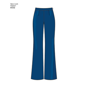 New Look Pattern 6532 Misses' Pants, Top and Jacket