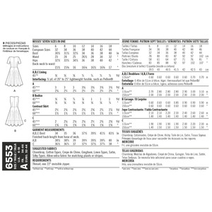 New Look Pattern 6553 Misses' Dress in Two Lengths