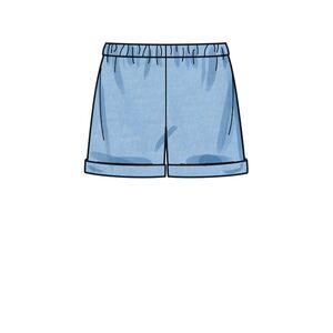 New Look Sewing Pattern N6725 Babies' Separates Sizes NB-L