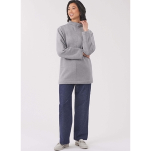 Misses’ Knit Tops & Knit or Woven Pull on Trousers, New Look Sewing Pattern 6814