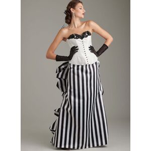 Simplicity Sewing Pattern S9880 Misses’ Corsets and Sash sizes 6-16