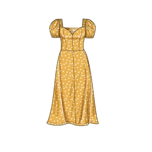 Misses’ Dress with Sleeve & Length Variations, Sizes 20W-28W Simplicity Sewing Pattern 9919W2
