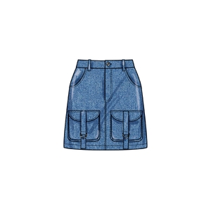Misses’ Cargo Skirts, Sizes 6-14 Simplicity Sewing Pattern 9924H5