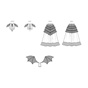 Simplicity Sewing Pattern S3063 Misses’ Corset & Skirt Costume by Raine Emery Sizes 6-14