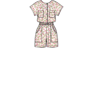Simplicity Sewing Pattern S8907 Misses' Jumpsuit, Romper, Dresses & Belt H5 Sizes 6-14