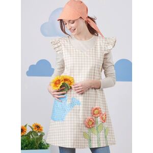 Simplicity Sewing Pattern S9767A Children's & Misses' Wrap Around Apron & Scarf Hat