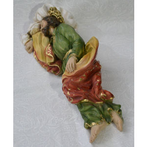 Saint Joseph 26cm Sleeping Statue, Heavy Resin Construction, Made in Italy