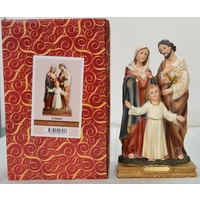Holy Family Statue, 215mm (8 1/2") High Resin Statue