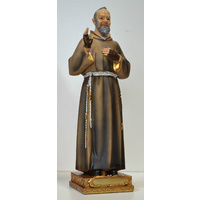 Statue Padre Pio Statue, Resin 23cm (9")