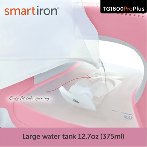 Oliso Pro Smart Iron TG1600 ProPlus PINK For Sewers, Quilters & Crafters