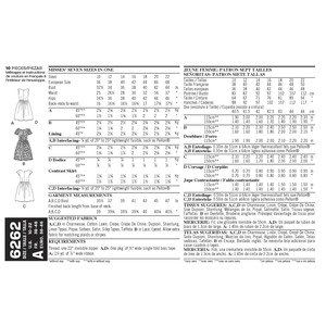 New Look Sewing Pattern 6262 Misses' Dress with Neckline Variations
