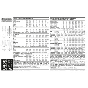 New Look Pattern 6430 Misses' Dress in Two Lengths