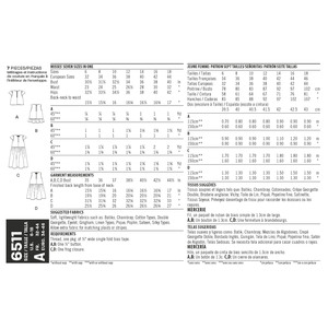 New Look Pattern 6511 Misses' Tops With Length and Sleeve Variations