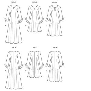 New Look Sewing Pattern N6635 Misses' Princess Seamed Dresses