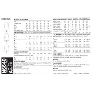 New Look Sewing Pattern N6640 Misses' Asymmetrical Skirts
