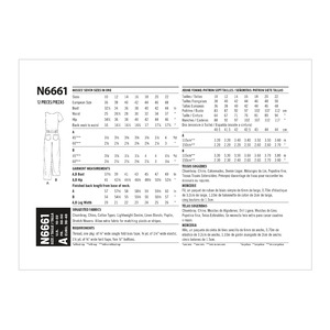 New Look Sewing Pattern N6661 Misses' Relaxed Fit Jumpsuit With Drawstring Waist