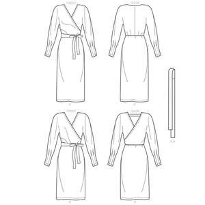 New Look Sewing Pattern N6680 Misses' Knit Dress