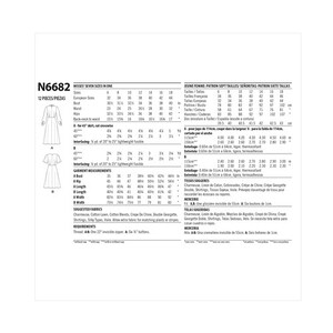 New Look Sewing Pattern N6682 Misses' Dresses