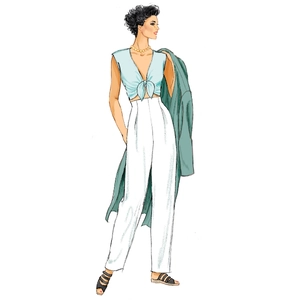Misses' Coat, Tops and Pants New Look Sewing Pattern N6796