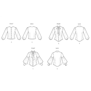 Misses' Blouses with Custom Cup Sizes, Simplicity Sewing Pattern S3032 