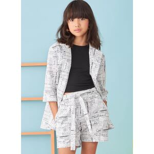 Simplicity Sewing Pattern S9762K5 Girl's Jacket, Pants & Shorts Sizes 7-14