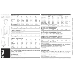 New Look Pattern 6762 Misses' Separates
