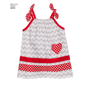 New Look Sewing Pattern 6353 Babies' Dresses and Panties