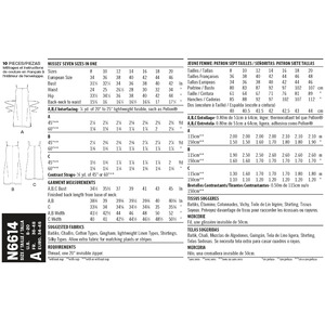 New Look Sewing Pattern N6614 Misses' Dresses