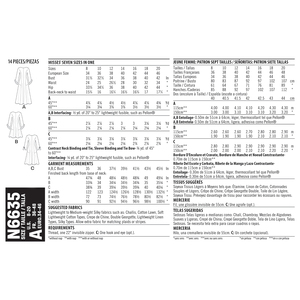 New Look Sewing Pattern N6635 Misses' Princess Seamed Dresses