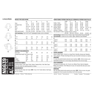 New Look Sewing Pattern N6639 Misses' Poncho and Jackets