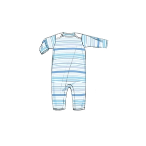 Infants' Jacket, Tops, Dress, Rompers, Diaper Cover and Hat, Butterick Sewing Pattern 6970A