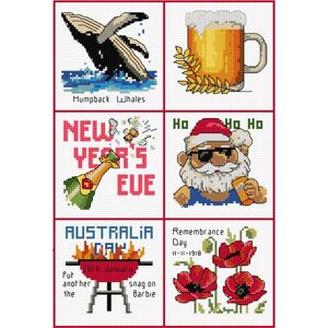 Grey Nomads Counted Cross Stitch Chart by Country Threads FJP-4022
