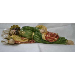 Saint Joseph 26cm Sleeping Statue, Heavy Resin Construction, Made in Italy