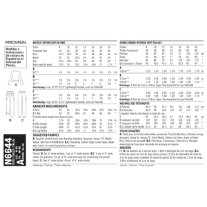 New Look Sewing Pattern N6644 Misses' Cargo Pants and Knit Top