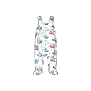 Infants' Jacket, Tops, Dress, Rompers, Diaper Cover and Hat, Butterick Sewing Pattern 6970A