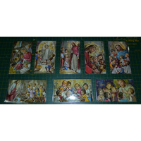 Brethren Series Laminated Holy Cards, Set Of 8 Cards, 1 Of Each Design, 105 x 65mm
