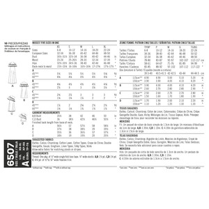 New Look Pattern 6507 Misses' Dresses and Top