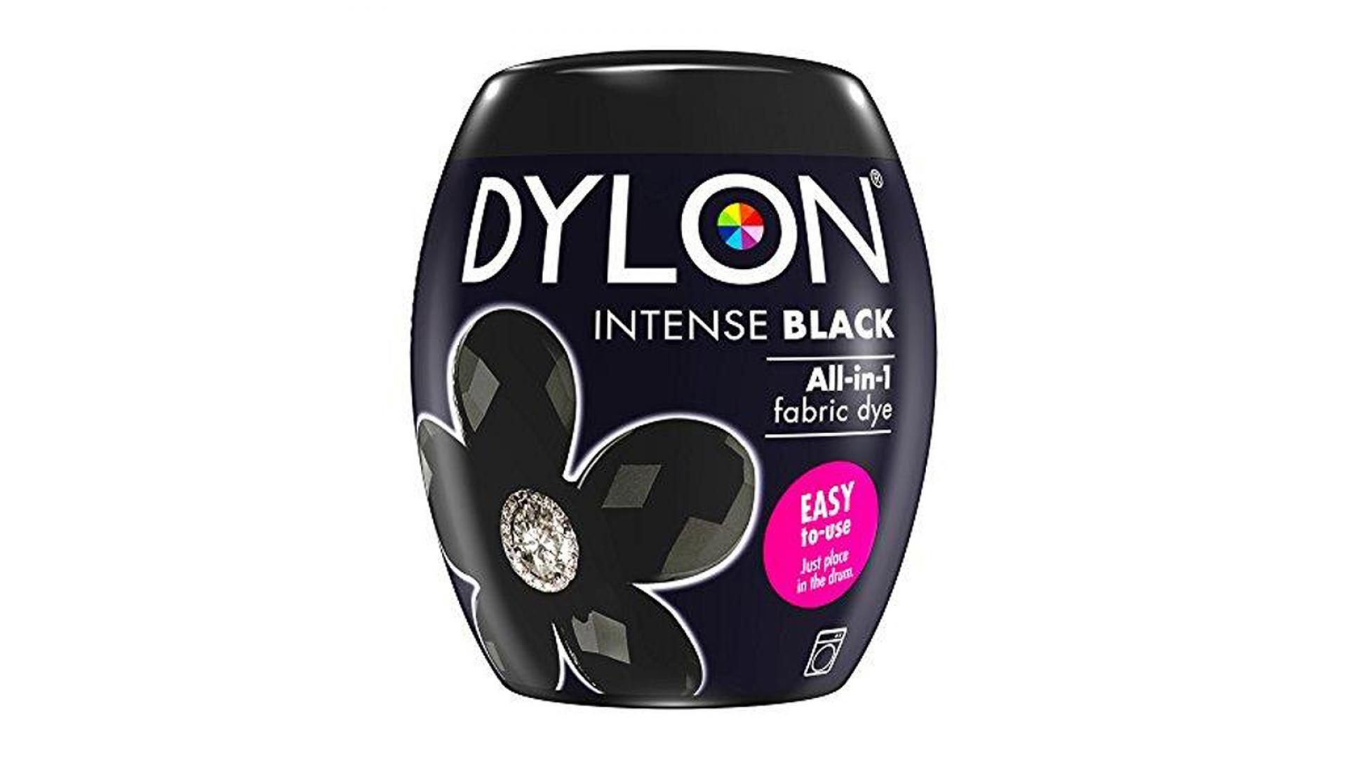 Dylon INTENSE BLACK Fabric Dye, Machine Fabric Pod 350g
