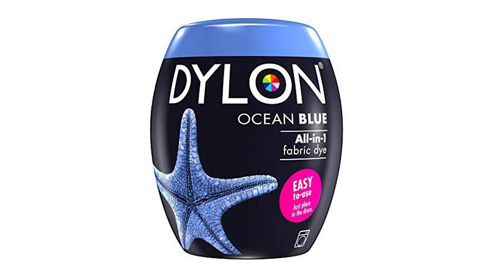 Dylon OCEAN BLUE Fabric Dye, Machine Fabric Pod 350g