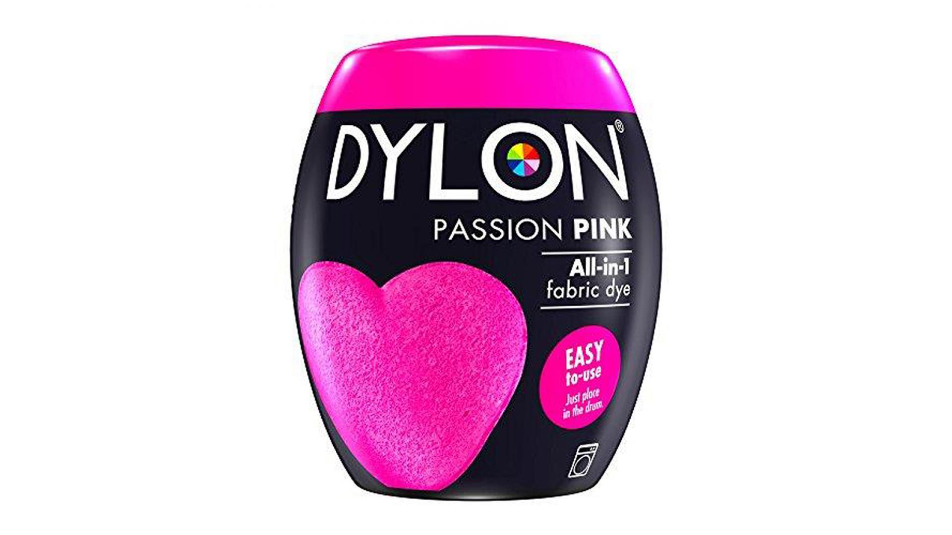 Dylon PASSION PINK Fabric Dye, Machine Fabric Pod 350g