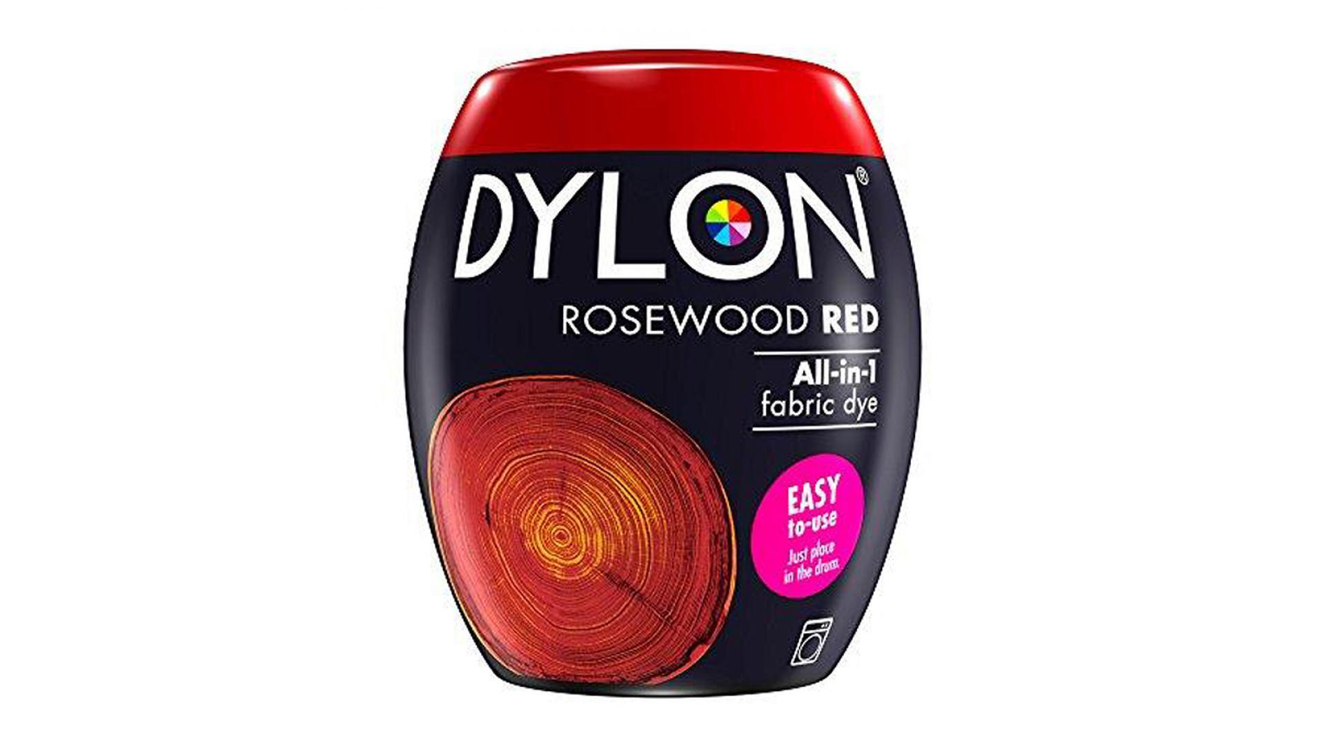 Dylon ROSEWOOD RED Fabric Dye, Machine Fabric Pod 350g