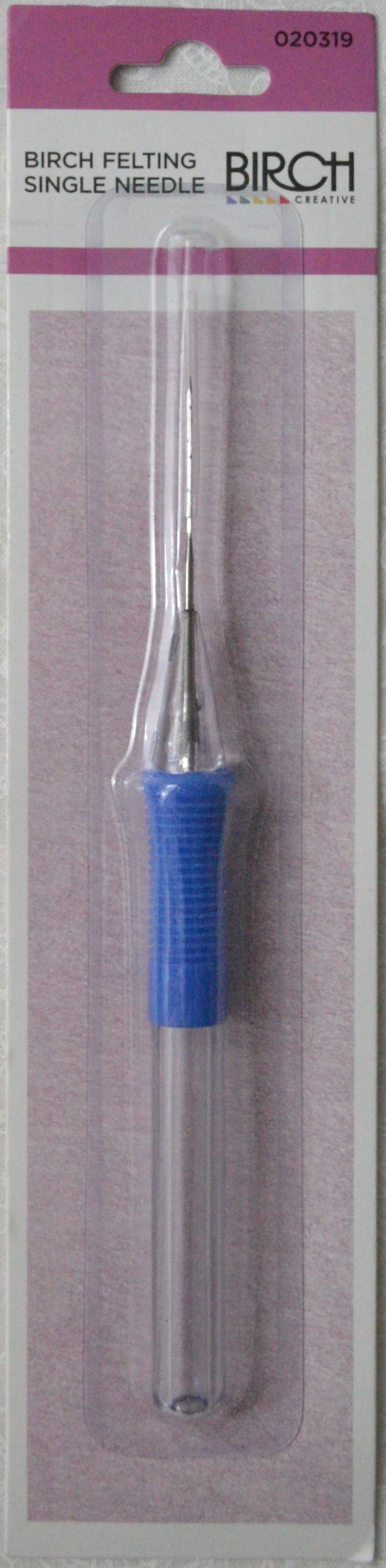 Birch Single Needle Felting Tool