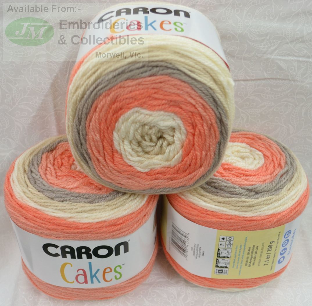 Caron Cakes, 200g (7.1oz) Approx. 350m, Premium Soft Yarn, Colour