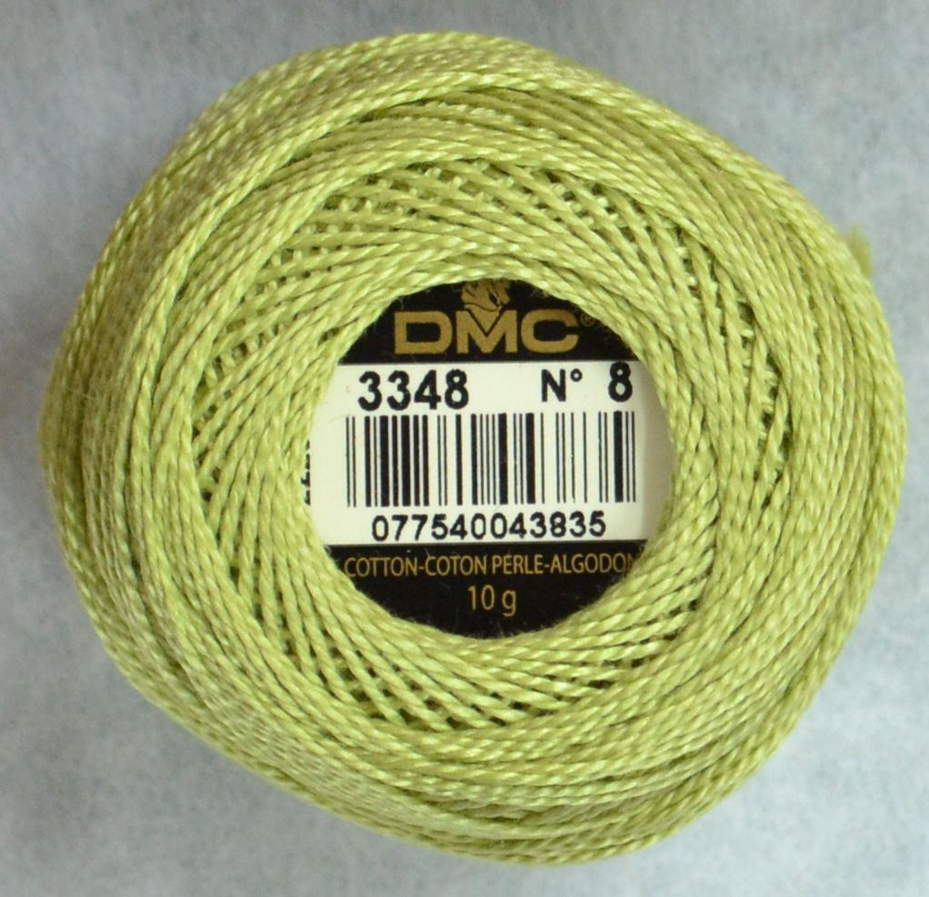 DMC 3 Pearl Cotton 743Medium Yellow