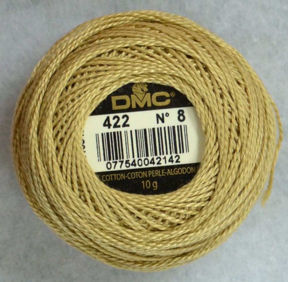 DMC Pearl Cotton Size 5 Color #422 Hazel Nut Brown Light 