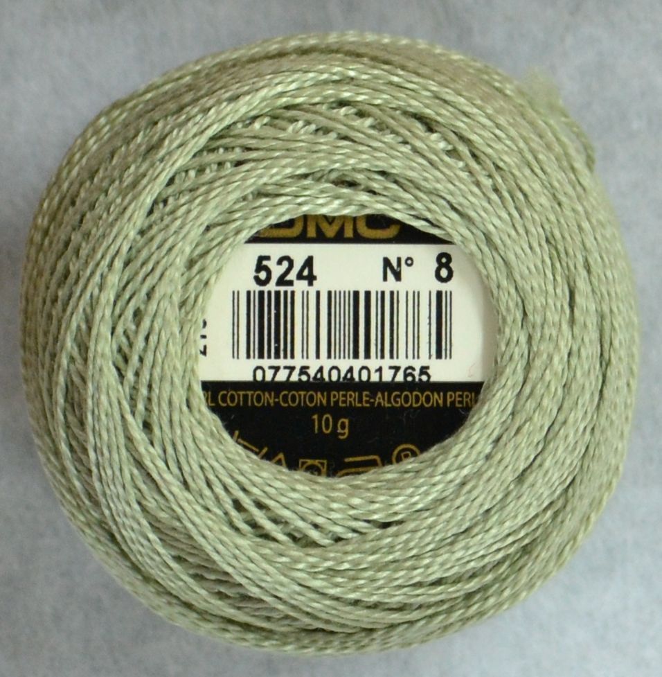 DMC Size 8 Perle Cotton Thread, 745 Light Pale Yellow