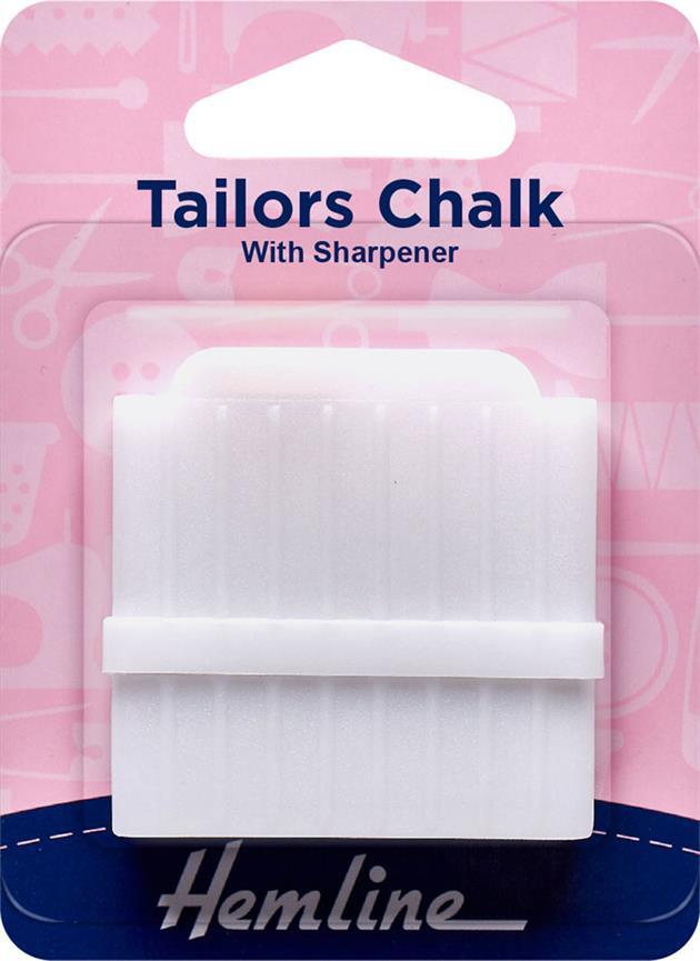 Hemline Vanishing Tailors Chalk: Pack of 3 White in a Plastic Case. 