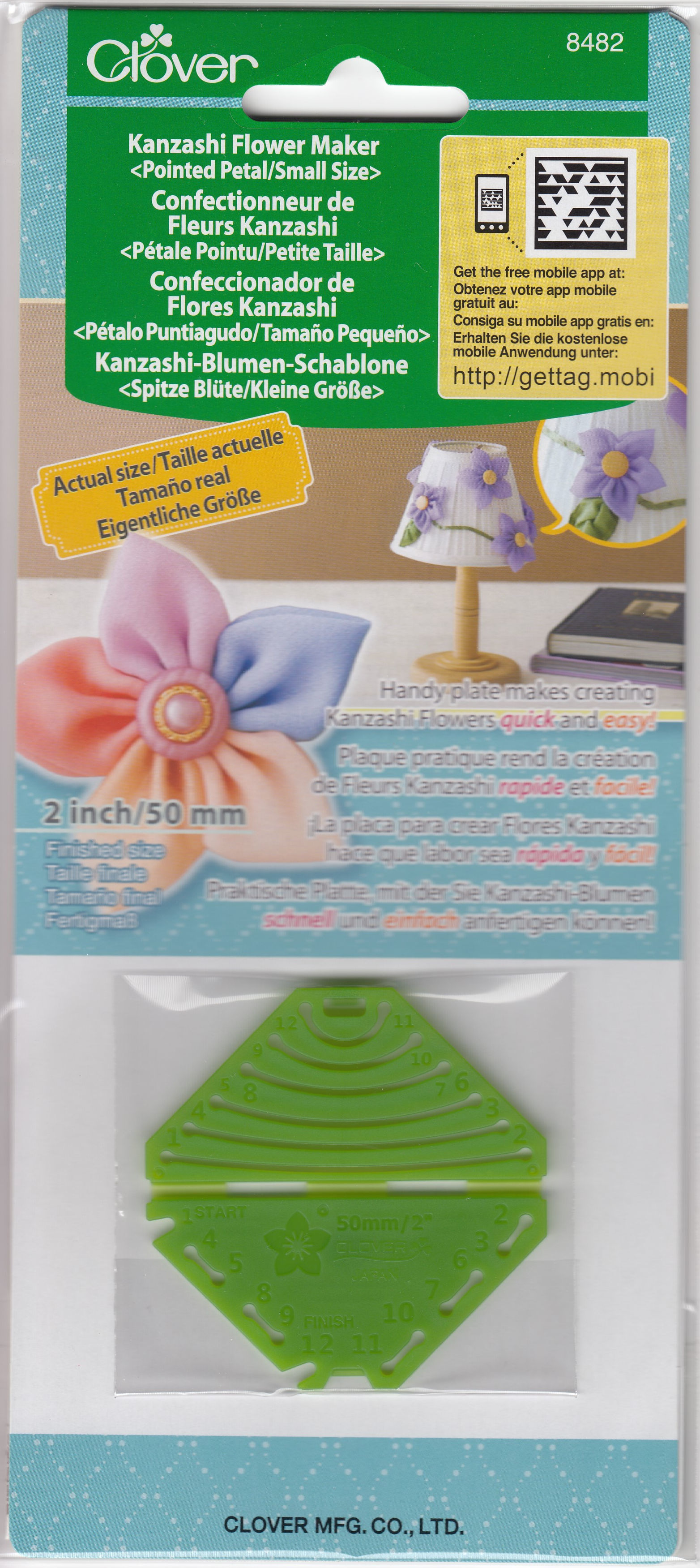 Clover Kanzashi Flower Maker Pointed Petal Small Size 50mm Make Flowers Quick Ebay